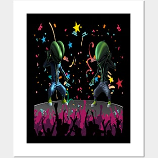 Alien Hip Hop 03 Posters and Art